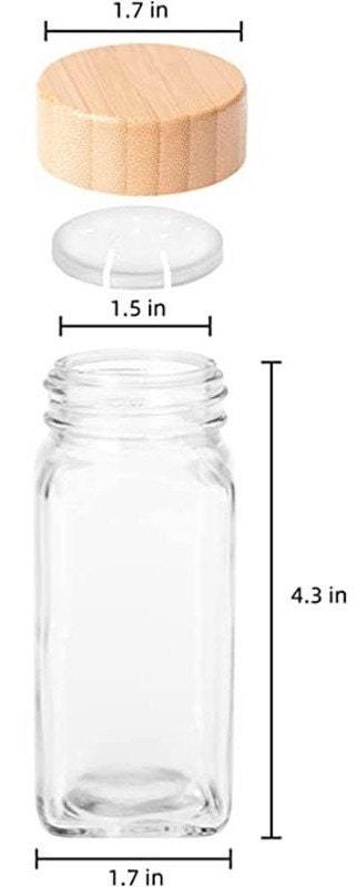 Rundes Gewürzglas (120ml) für Küchen oder Camper