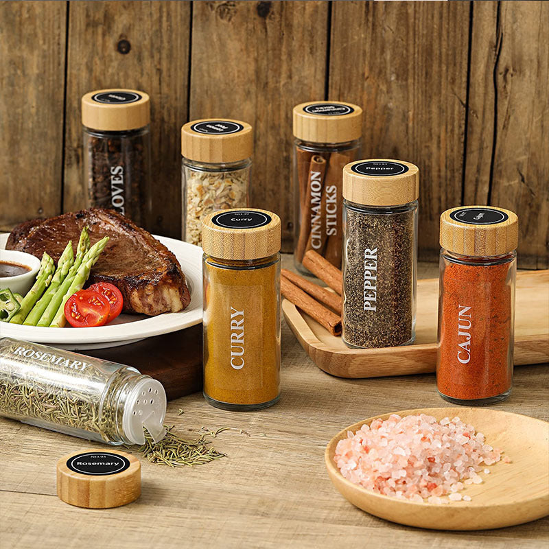 Rundes Gewürzglas (120ml) für Küchen oder Camper