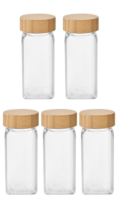 Rundes Gewürzglas (120ml) für Küchen oder Camper