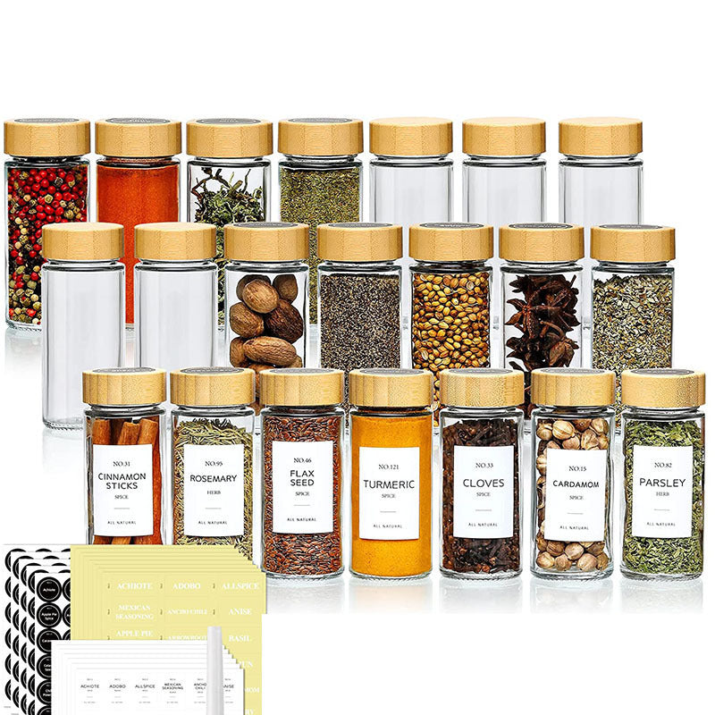 Rundes Gewürzglas (120ml) für Küchen oder Camper