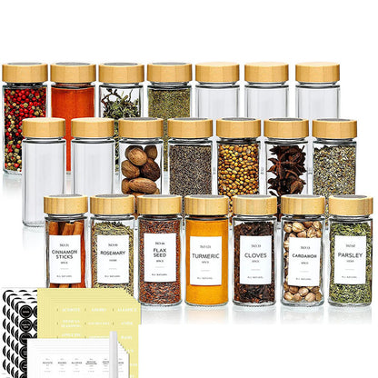 Rundes Gewürzglas (120ml) für Küchen oder Camper