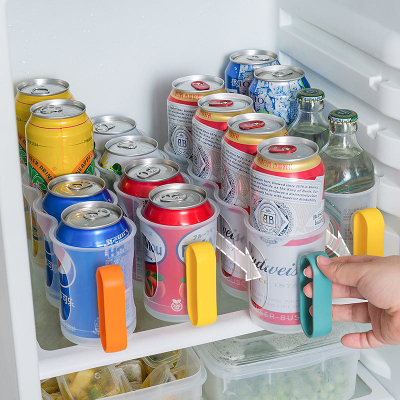 Transparente Aufbewahrungsbox für Kühlschrank, Aufbewahrung für Flaschen/Dosen