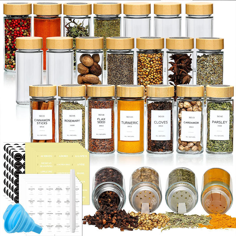 Rundes Gewürzglas (120ml) für Küchen oder Camper