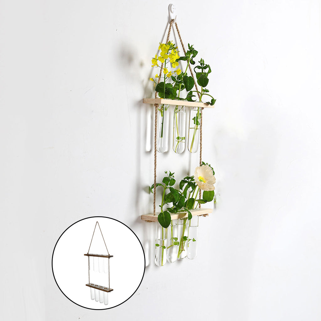 Wandhängendes Terrarium Blumenglas