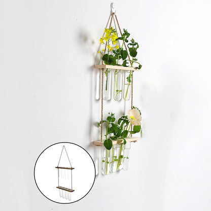 Wandhängendes Terrarium Blumenglas